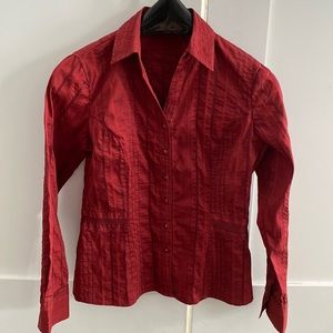 Petite Red Shirt by Contemporaine